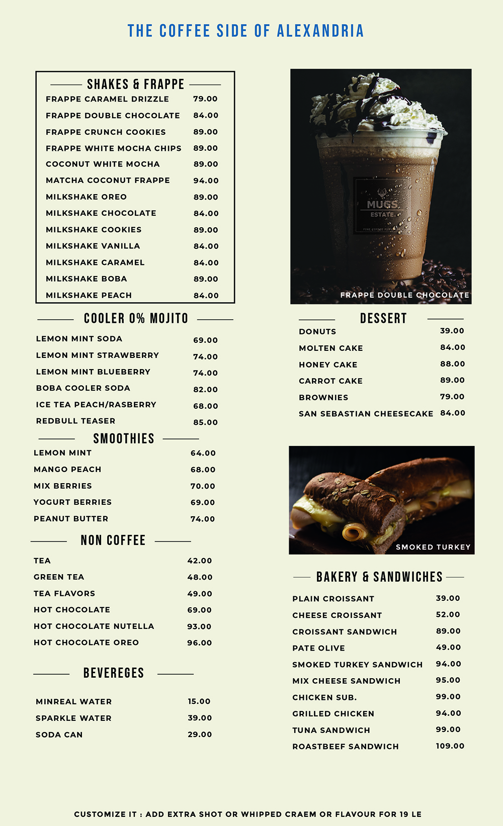 MugsEstate Menu - 2024 - 2nd Page